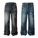 Wave Whisker Loose Flared Jeans