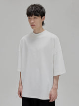 Vintage Ribbed Half Sleeve Tees
