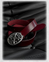 Dark Iris Silver Vintage Cowhide Belt