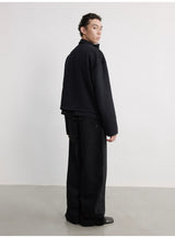 Double Layer Tencel Zipper Shirt