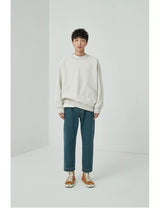 Vintage Washed Straight Ankle Jeans