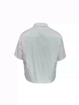 Curved Stripe Short Sleeve Shirt