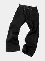 Baggy 15 Oz Rigid Black Jeans