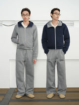 Men's Reversible Zip Hoodie Sweatpants Set