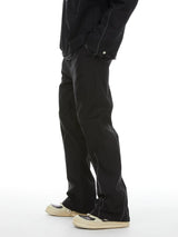 Loose Straight-Leg 360g Twill Pants