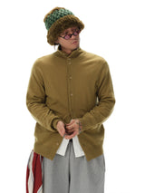 Turtleneck Merino Wool Cashmere Cardigan