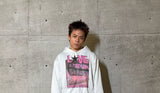 Fitted Crop Mesh Jersey Sweatshirt