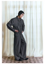 Boxy Fit Court Jacket YKK Zipper
