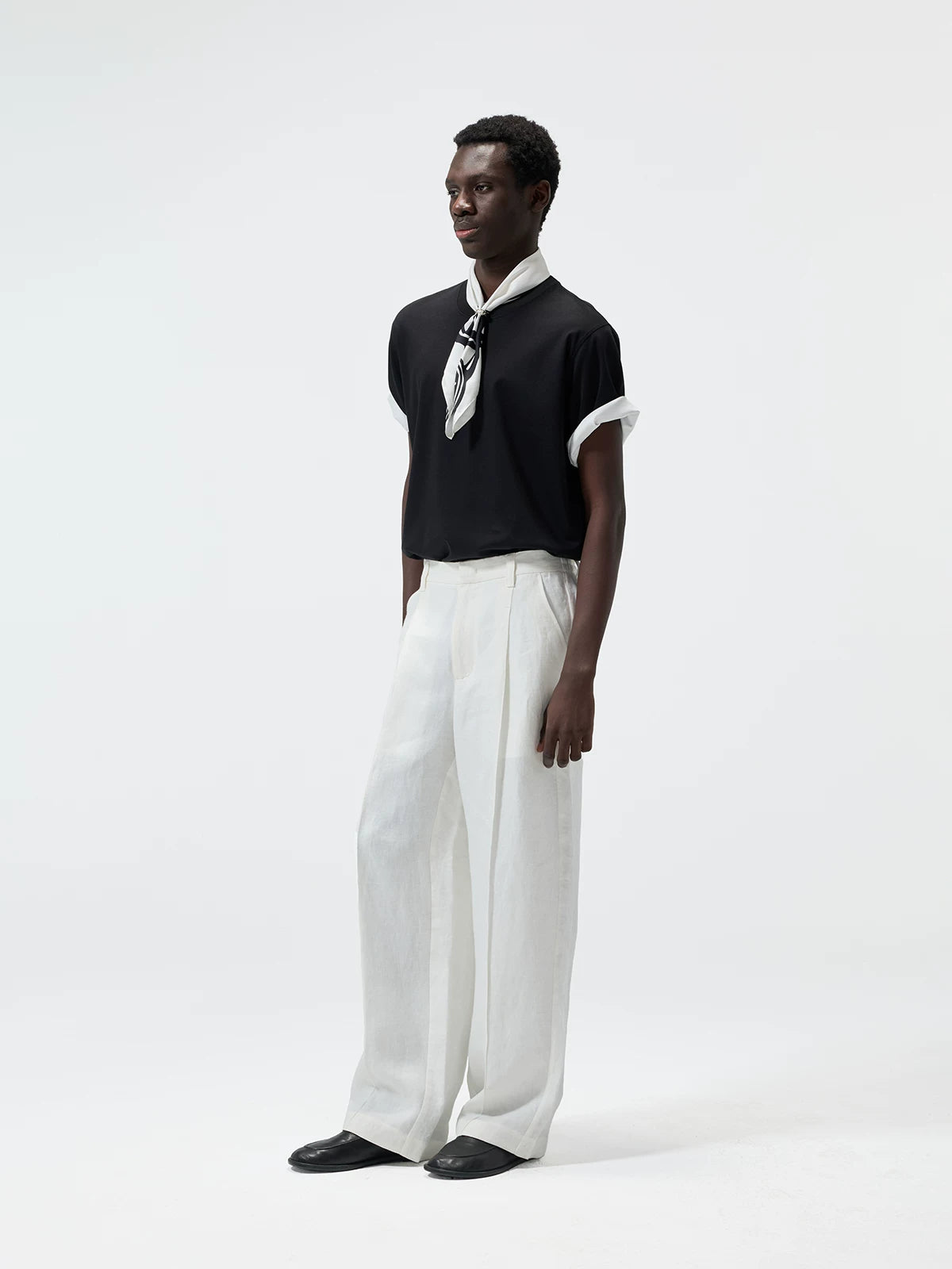 Straight Leg Hemp Linen Blend Pants