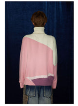 Mid-length Thick Wool Blend Turtleneck Sweater