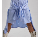 Vintage Irregular Patchwork Drawstring Casual Shorts