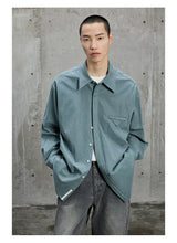 Triangle Pocket Shirt with Hidden Placket