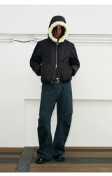 Men's 2-in-1 Winter Fur-Trimmed Puffer Vest
