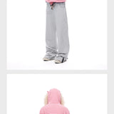 Men's Striped Fur Collar Hoodie