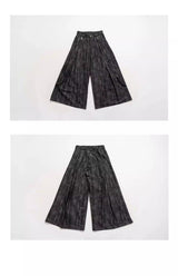 Y2K Washed Loose Flared Denim Overalls