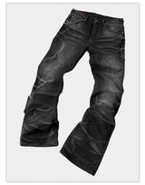Stretchy Washed Flared Jeans