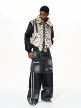 Men's Winter Fur Patchwork Padded Coat