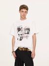 Band Screen Print Cotton Couple Tees