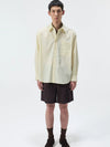 120S Wool Blend Pocket Casual Shirt