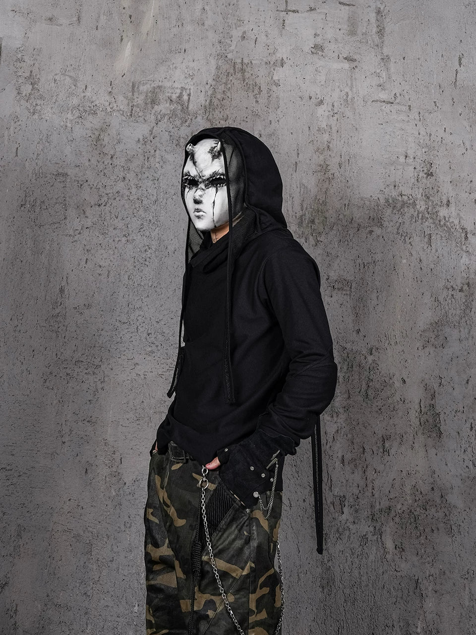 Long Ear Wasteland Distressed Mesh Durag