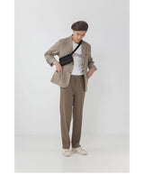 Drapey Straight Split Lounge Pants