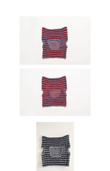 Two-Tone Cat Ear Knit Beanie