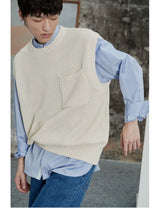 80s Cotton Oxford Asymmetric Pocket Shirt