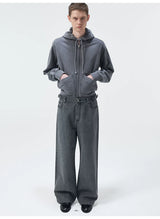 14Oz Turkish Washed Denim Straight Pants