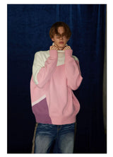 Mid-length Thick Wool Blend Turtleneck Sweater