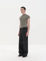 Lightweight Ribbed Short Sleeves