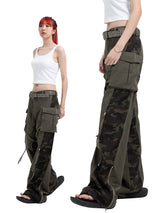 Military Green Camo Cargo Pants