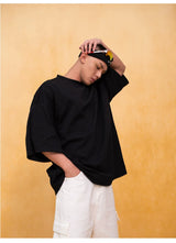 Men's Oversized Red Black White Tees