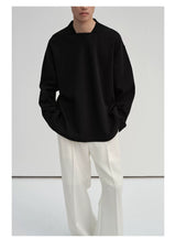 Waist-Adjustable Striped Flared Merino Wool Pants