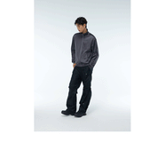 Two-Color Stretchy Cooling Quick-Dry Zip Sweatshirt