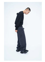 Men's Black Rhinestone Devil Wing Sweatshirt