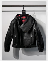 3M Collared Hooded Waxed Padded Jacket