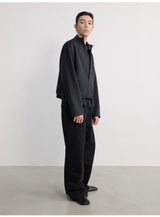 Double Layer Tencel Zipper Shirt