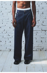 Okayama Kuroki Straight Denim Pants