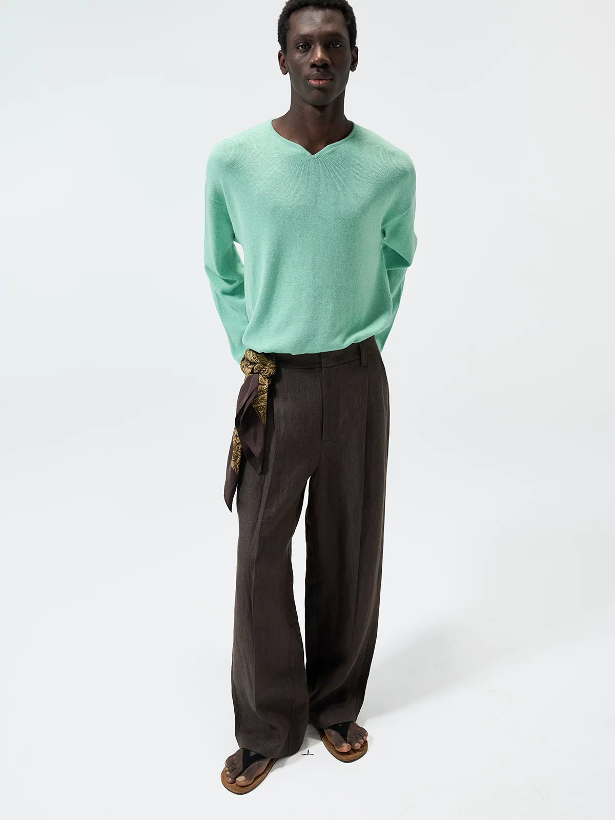 Linen Cotton Loose Long Sleeve Tee