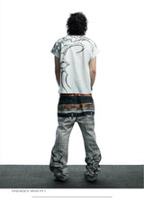 Dark Wing Print Short Sleeve Tee