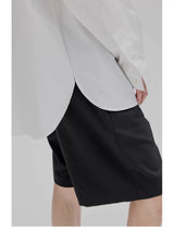 Basic Embroidered Pima Cotton Blend Shirt