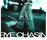 Silver Wax Embossed Bootleg Cargo Pants