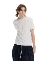 Tri-color Sorona Lace Raglan Slim Tee
