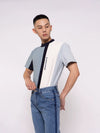 Men's Loose Half High Collar Tee