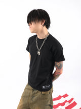 Two-tone Slim Stretchy Breathable Sports Tee