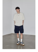 Magnetic Belted Elastic Multi-pocket Shorts