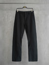 Matte Black Wrinkle-Resistant Dress Pants