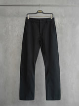 Matte Black Wrinkle-Resistant Dress Pants