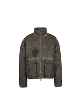 Wanderer Distressed Embroidered Dirty Dyed Parka