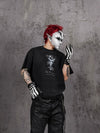 Prisoner Print Distressed Loose Tee